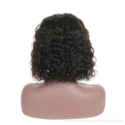 Buy Large Stock China Supplier Popular Cheap Brazilian Wig Lace Front BOB Curly Human Hair Wigs